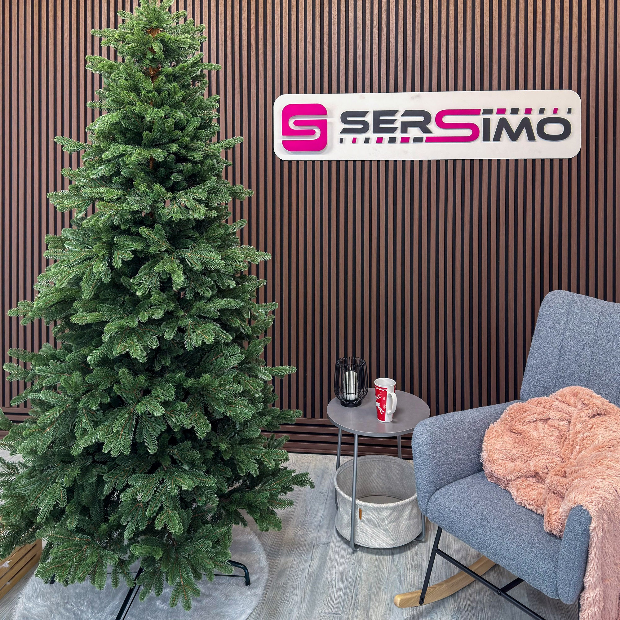 Brad artificial Sersimo, Sofie Elite, verde, integral 3D, 230 cm