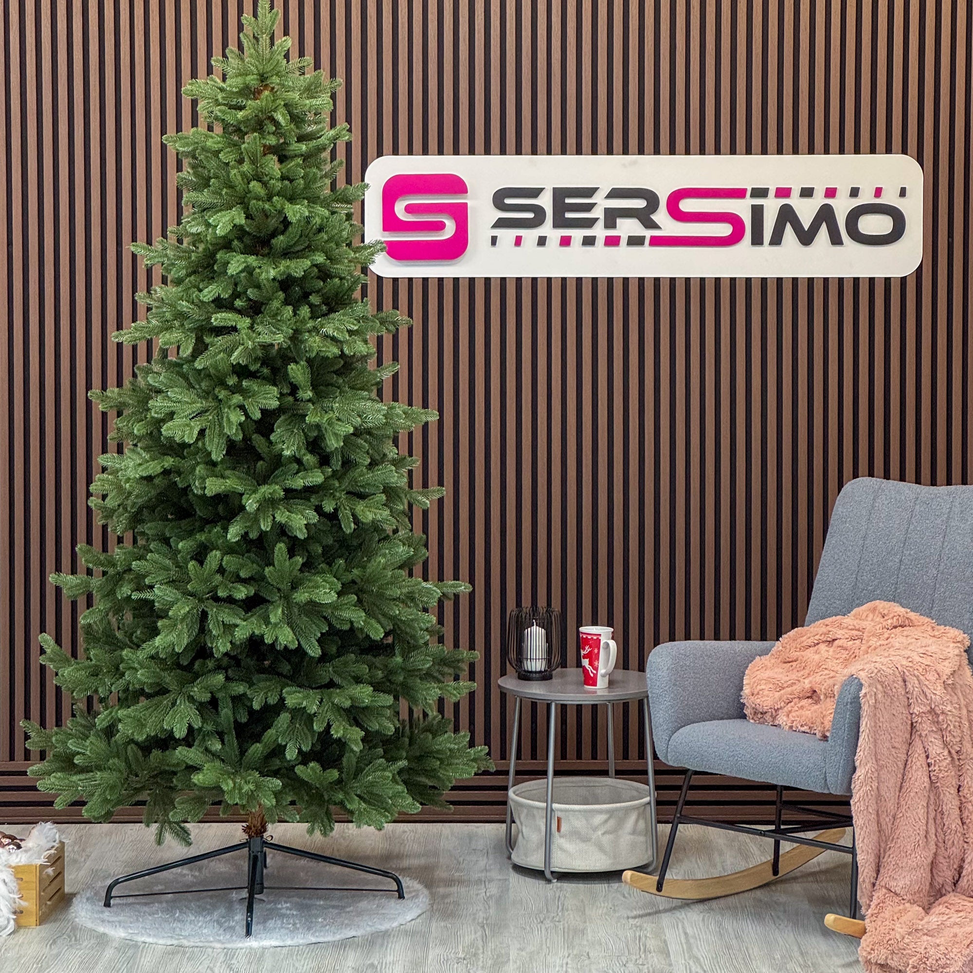 Brad artificial Sersimo, Sofie Elite, verde, integral 3D, 230 cm
