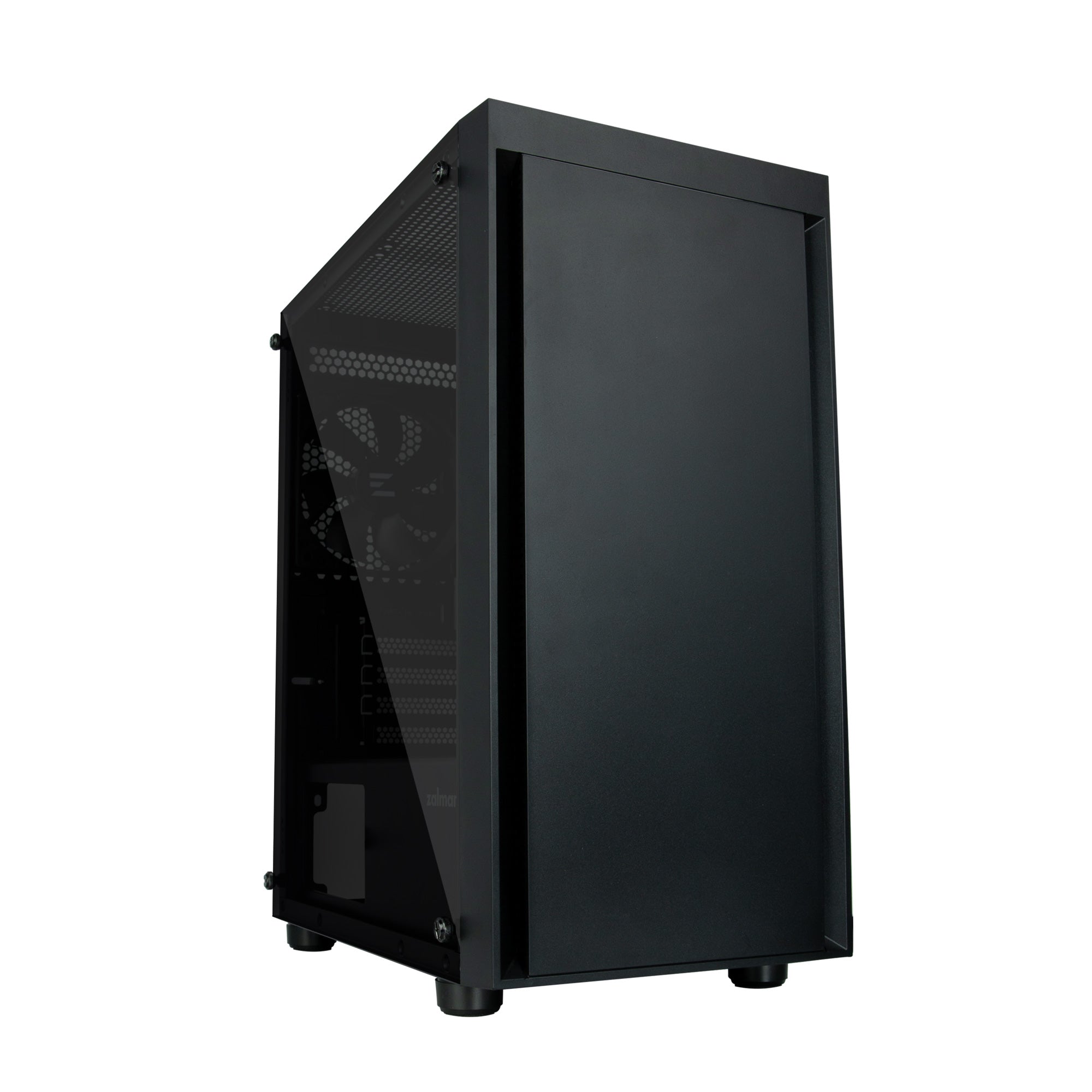 CARCASA Zalman "T3 plus", mini tower, office, fara sursa, suporta 8xfan, 2xfan inclus, USB 3.1 gen1 x 2, USB 2.0 x 1, audio+mic, 4 sloturi expansiune, negru, "T3 PLUS"
