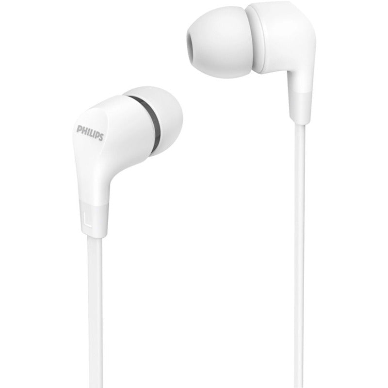 Casti audio In-Ear Philips, TAE1105WT/00, Alb, 