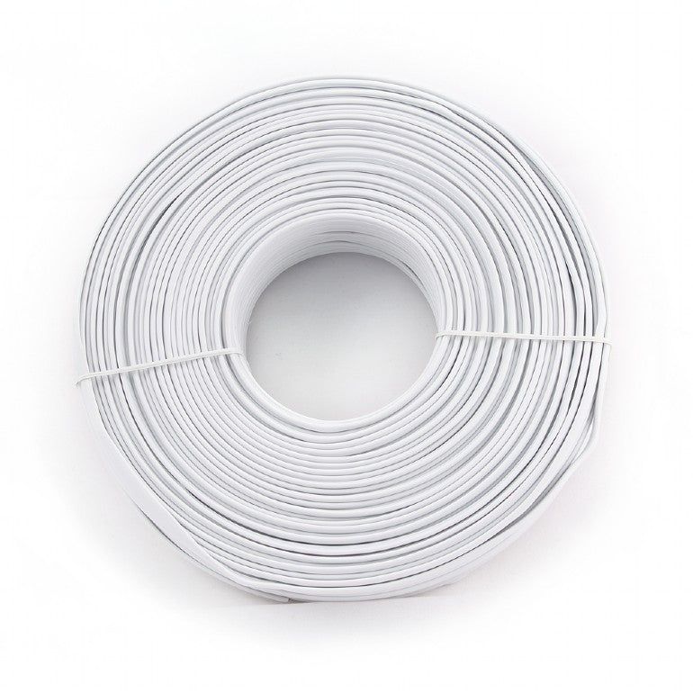 ROLA CABLU telefonic GEMBIRD, 100m, Litat, 4 fire, flat, white, "TC1000S-100M"
