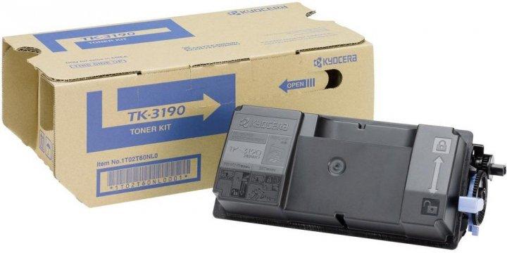 Toner Original Kyocera Black, TK-3190, pentru Ecosys P3055|P3060|P3155|P3260|M3655|M3660|M3860, 25k, , "TK-3190"