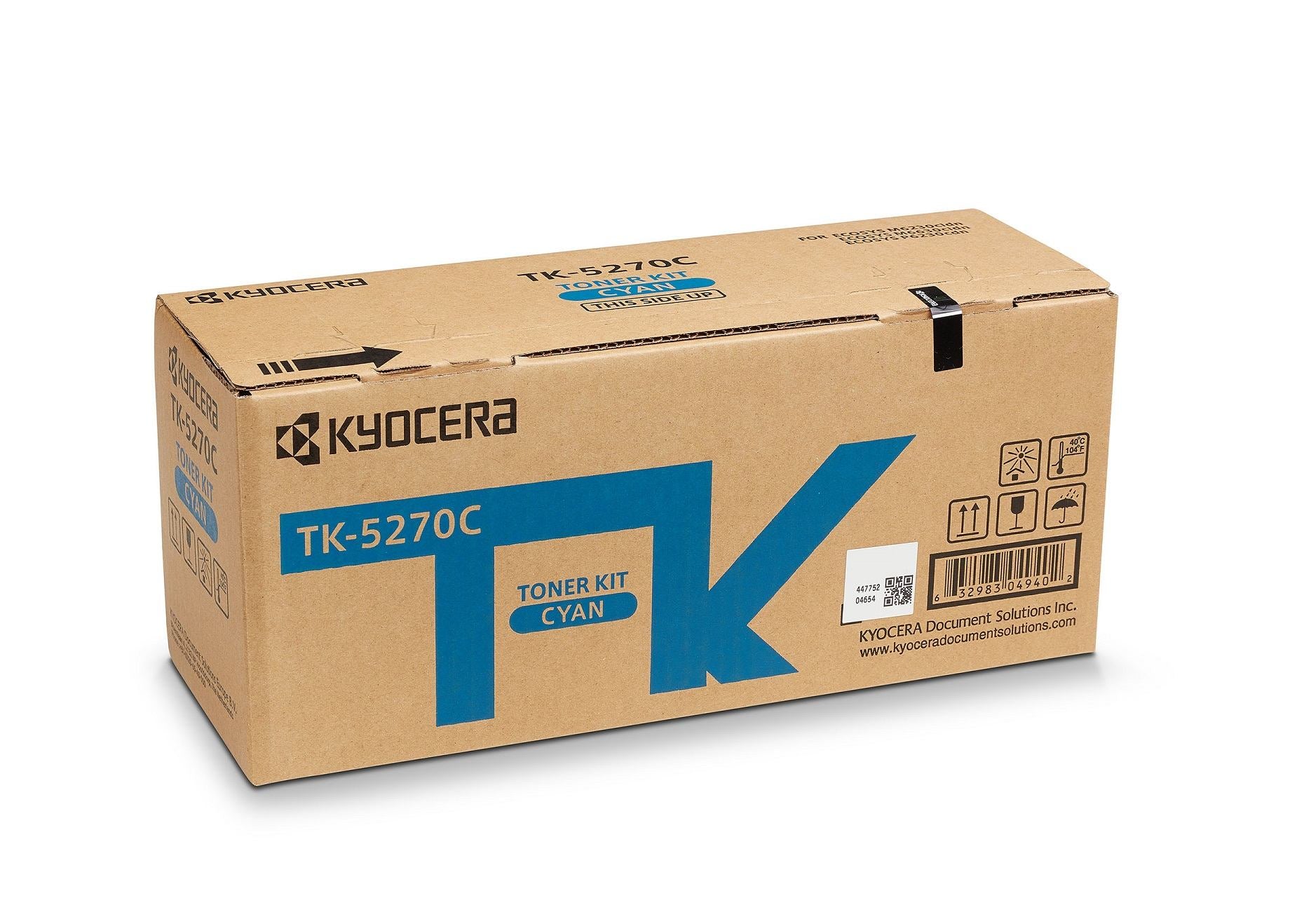 Toner Original Kyocera Cyan, TK-5270C, pentru ECOSYS M6230|M6630, 6K, , "TK-5270C"