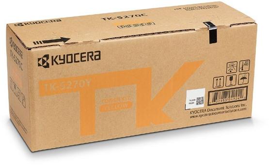 Toner Original Kyocera Yellow, TK-5270Y, pentru ECOSYS M6230|M6630, 6K, , "TK-5270Y"