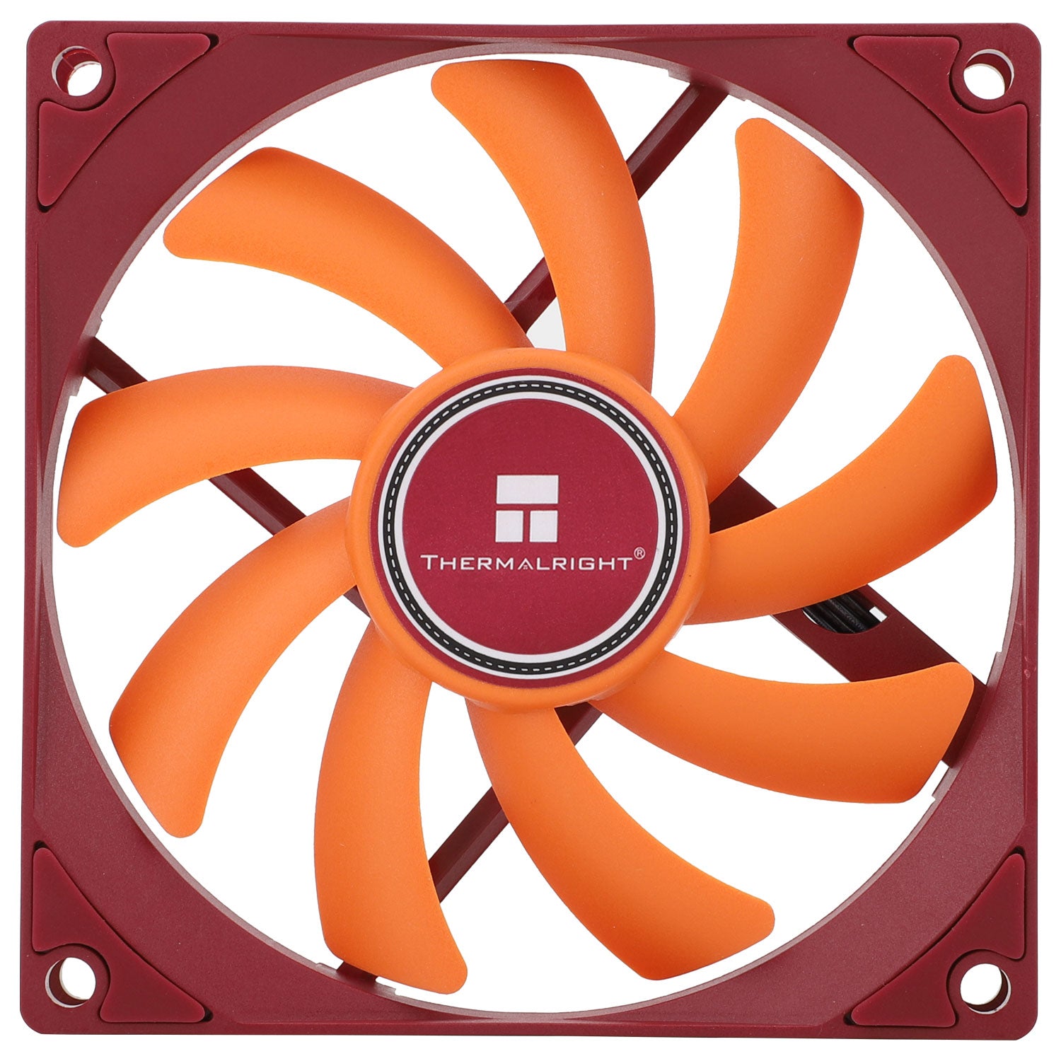 Ventilator Thermalright, 92mm, 2700 rpm, hydraulic bearing, 42.58 cfm, fara LED, 4pin PWM, maro - portocaliu, "TL-9015R"