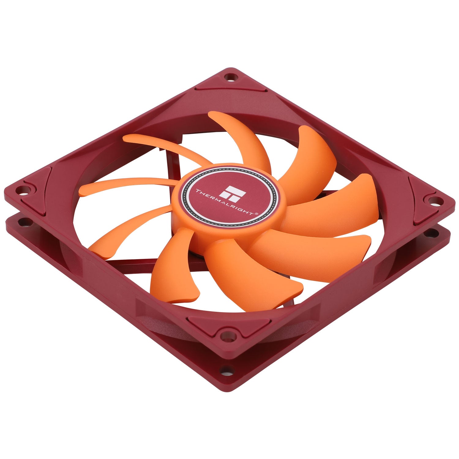 Ventilator Thermalright, 92mm, 2700 rpm, hydraulic bearing, 42.58 cfm, fara LED, 4pin PWM, maro - portocaliu, "TL-9015R"