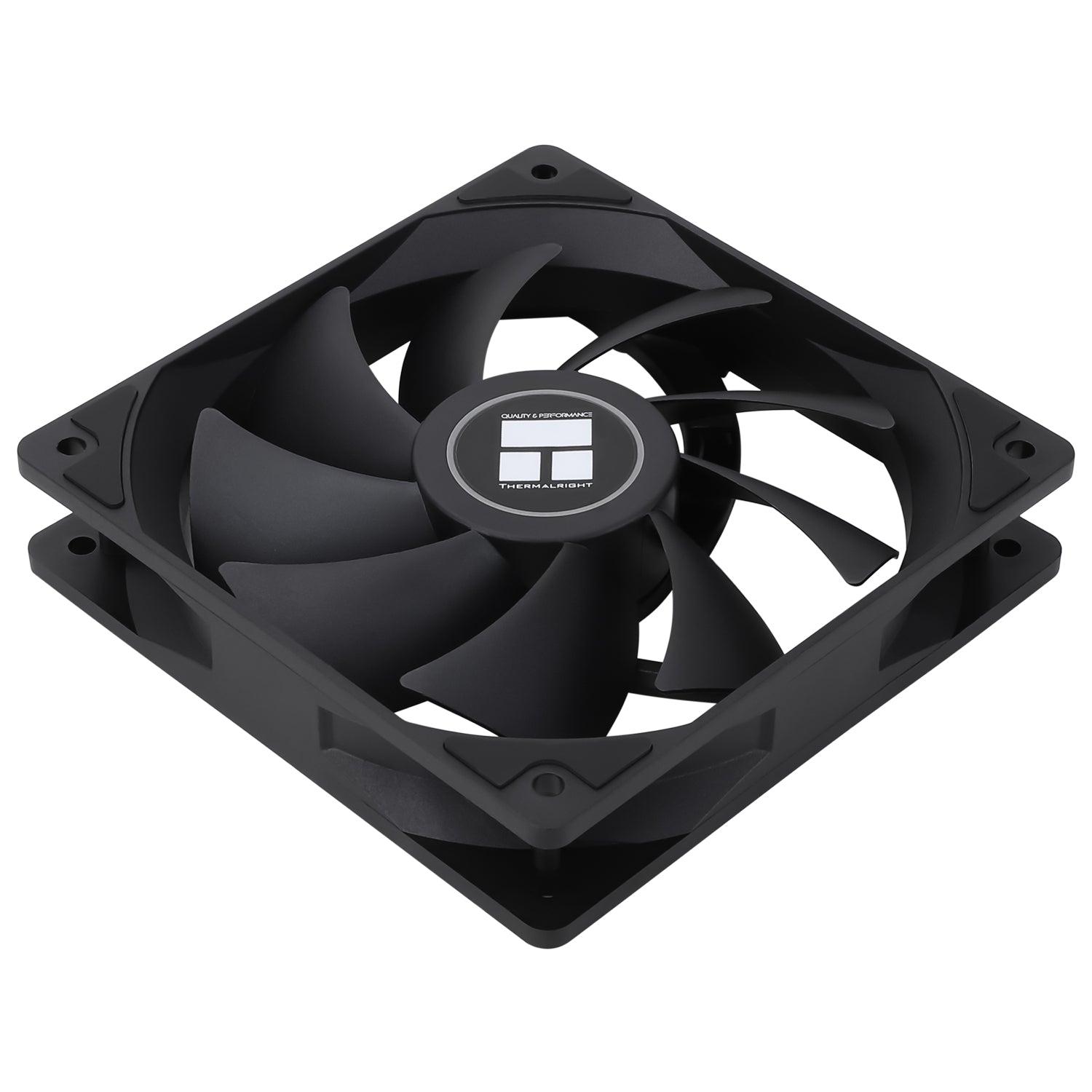 Ventilator Thermalright, 120mm, 1550 rpm, S-FDB Bearing, 66,17 cfm, fara LED, 4pin PWM, negru, "TL-C12C"