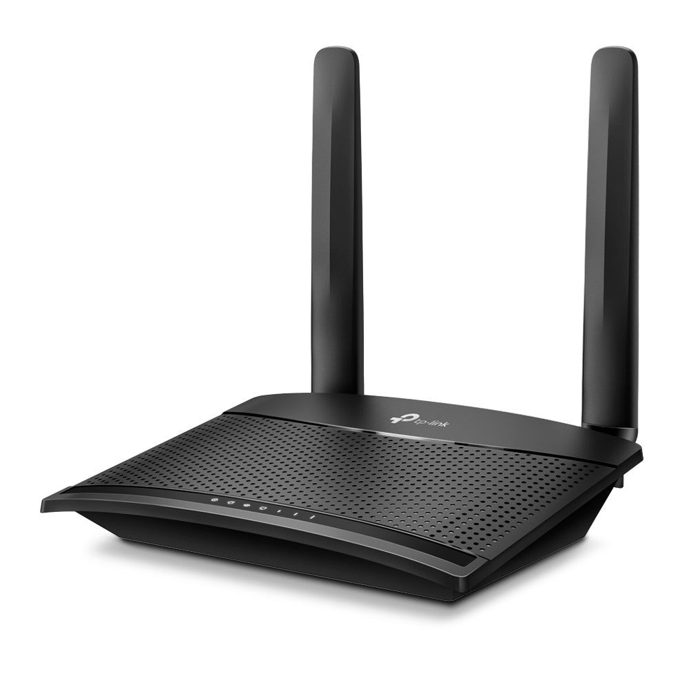 ROUTER TP-Link wireless 300Mbps. 4G micro sim slot, 2 porturi 10/100Mbps, antena externa x 2 "TL-MR100" - 393965