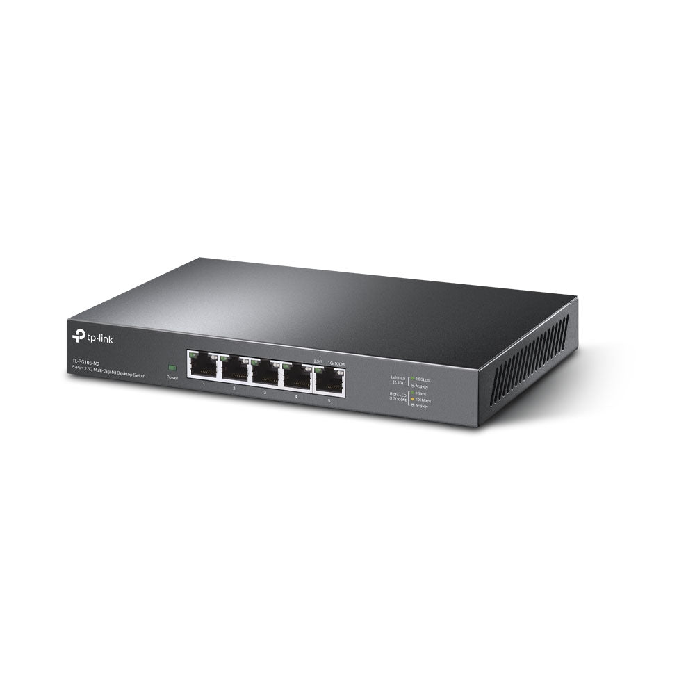 SWITCH TP-LINK 5 porturi 2.5 Gigabit. carcasa metalica "TL-SG105-M2"