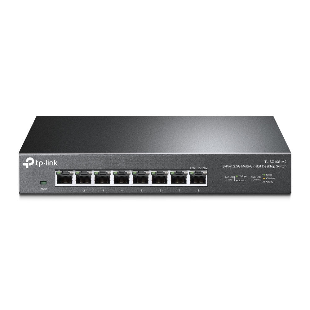 SWITCH TP-LINK 8 porturi 2.5 Gigabit. carcasa metalica "TL-SG108-M2"
