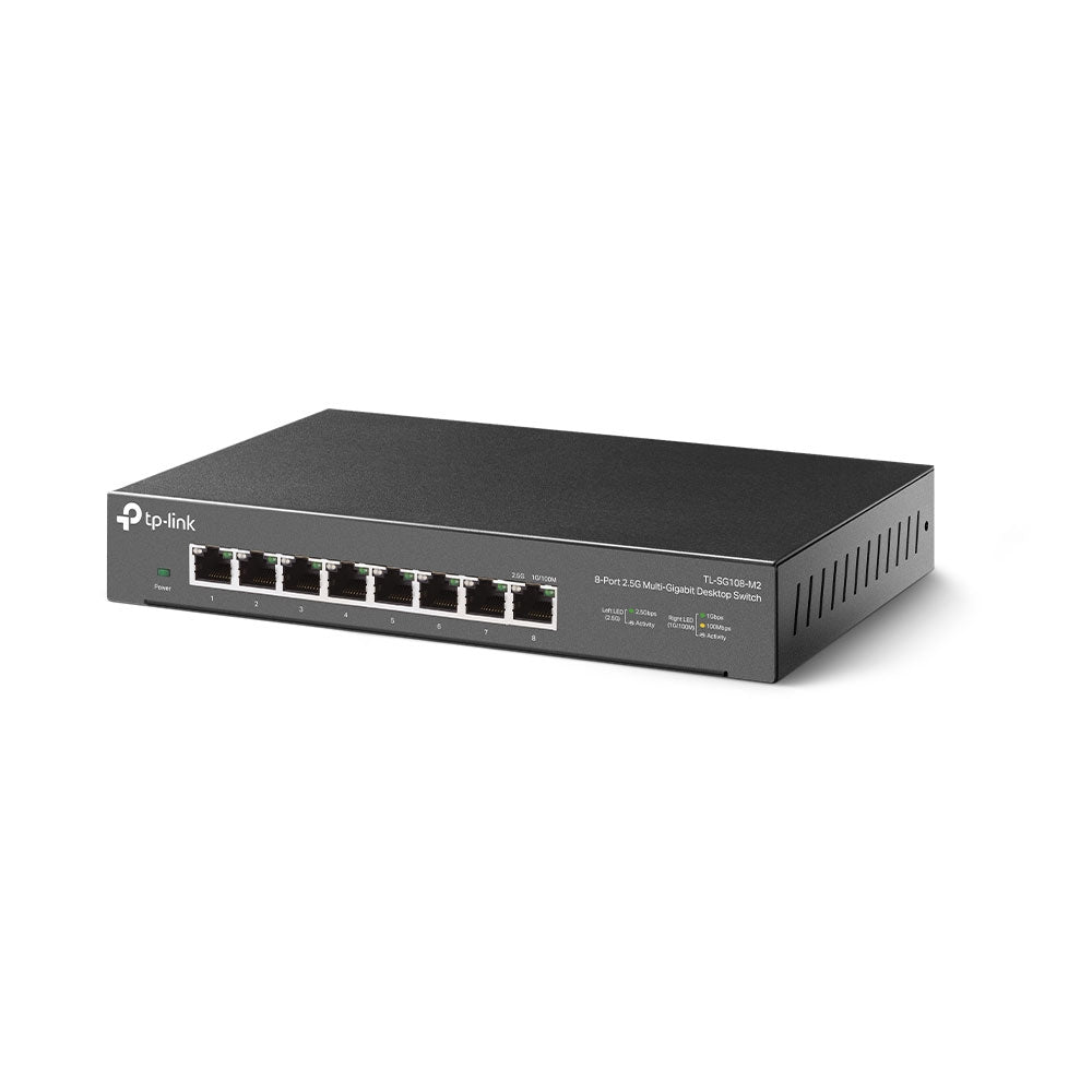 SWITCH TP-LINK 8 porturi 2.5 Gigabit. carcasa metalica "TL-SG108-M2"