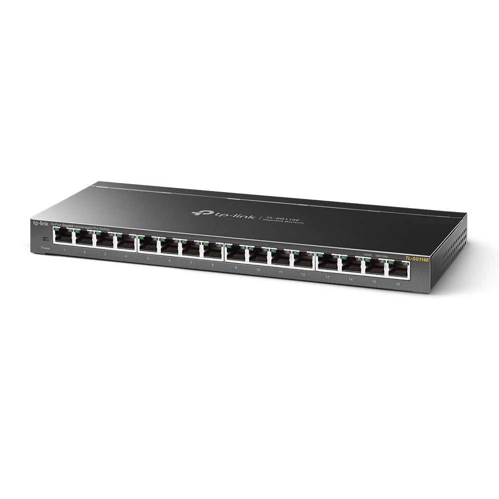 SWITCH TP-LINK 16 porturi Gigabit. carcasa metalica "TL-SG116E"