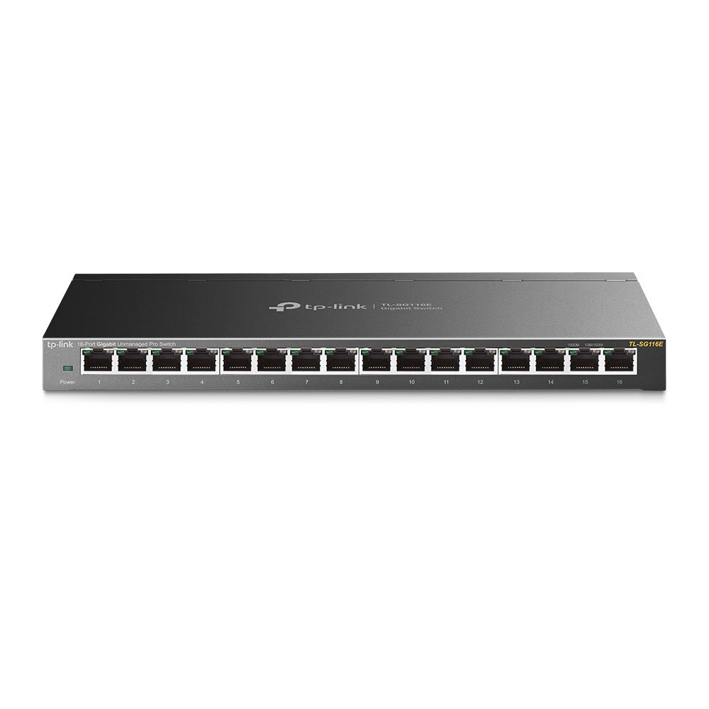 SWITCH TP-LINK 16 porturi Gigabit. carcasa metalica "TL-SG116E"
