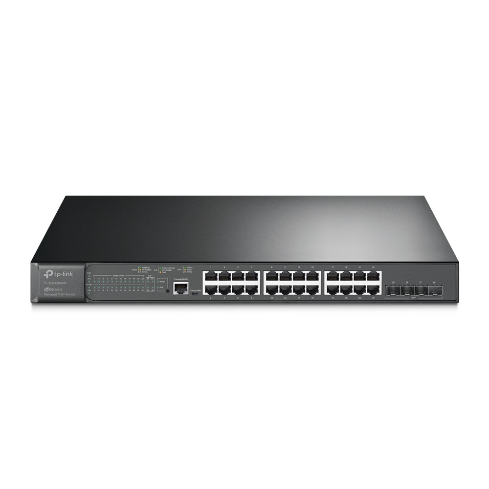 Switch cu management L2 TP-Link POE, 24 Porturi Gigabit, 4 x SFP+ Gigabit "TL-SG3428XMP"