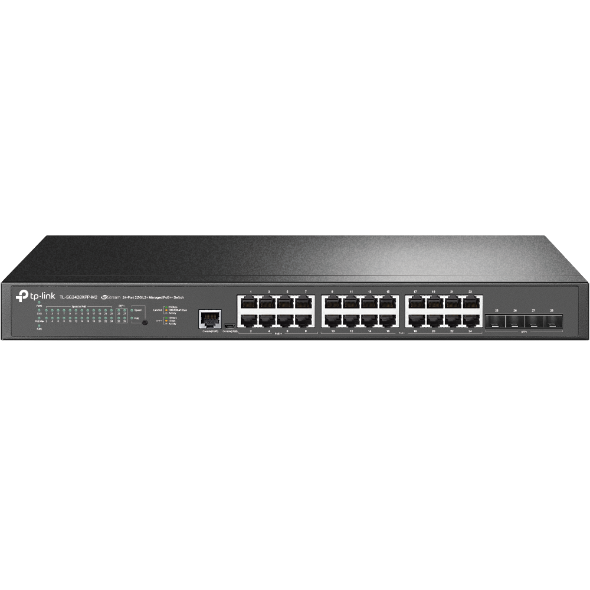 Switch cu management L2+ TP-Link " TL-SG3428XPP-M2 ", JetStream 24-Port 2.5GBASE-T and 4-Port 10GE SFP+ with 16-Port PoE+ & 8-Port PoE++ "SG3428XPP-M2"