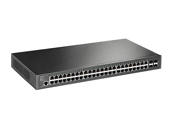 SWITCH TP-LINK L2 Managed 48 porturi Gigabit + 4 sloturi SFP, carcasa metalica, rackabil "TL-SG3452"