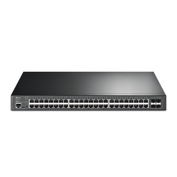 SWITCH POE TP-LINK L2+ Managed 48× Porturi Gigabit L2+ si 4× Sloturi 10GE SFP+, carcasa metalica, rackabil "SG3452XP"