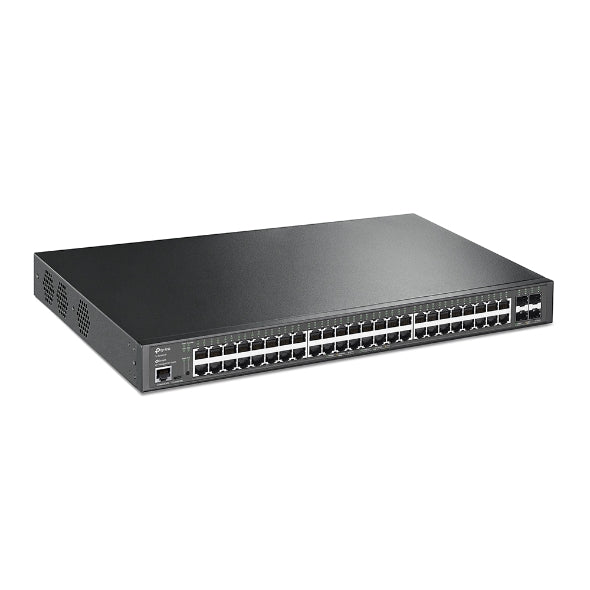 SWITCH POE TP-LINK L2+ Managed 48× Porturi Gigabit L2+ si 4× Sloturi 10GE SFP+, carcasa metalica, rackabil "SG3452XP"