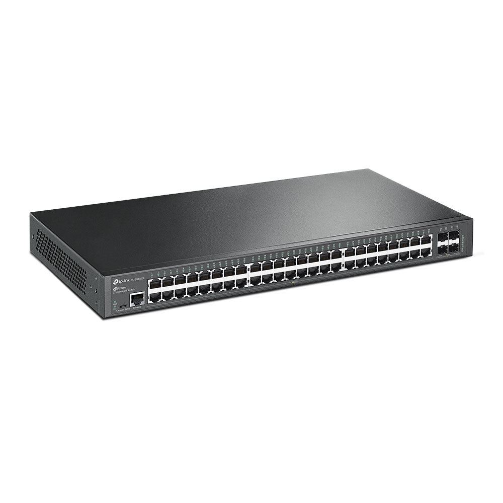 SWITCH TP-LINK L2 Managed 48× Porturi Gigabit L2+ si 4× Sloturi 10GE SFP+, carcasa metalica, rackabil "TL-SG3452X"