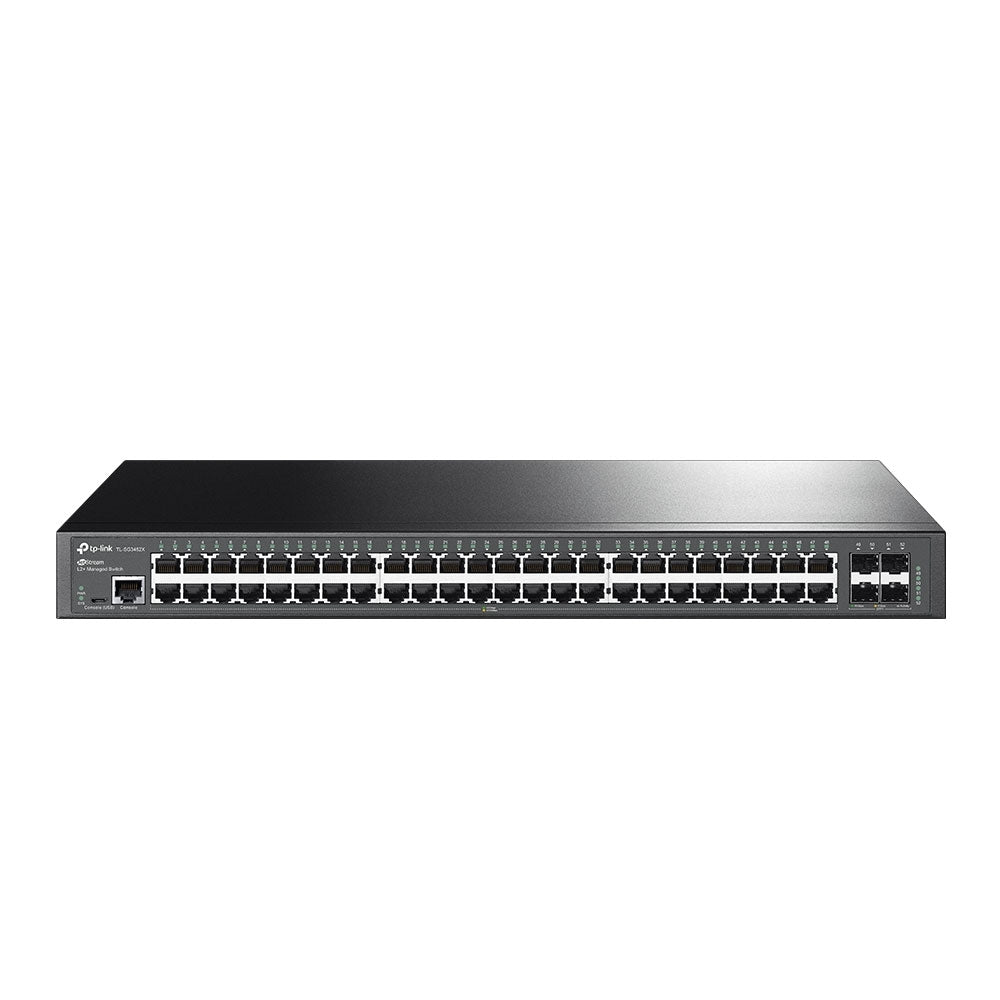 SWITCH TP-LINK L2 Managed 48× Porturi Gigabit L2+ si 4× Sloturi 10GE SFP+, carcasa metalica, rackabil "TL-SG3452X"