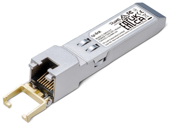 Modul SFP+ TP-Link 10G BASE-T RJ45 SFP+, 10GBASE-T: UTP cat.6a or above (max. 30m), "SM5310-T"