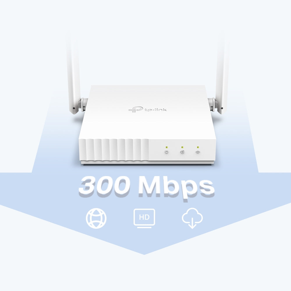 ROUTER TP-LINK wireless 300Mbps, 4 porturi 10/100Mbps, 2 antene externe "TL-WR844N"