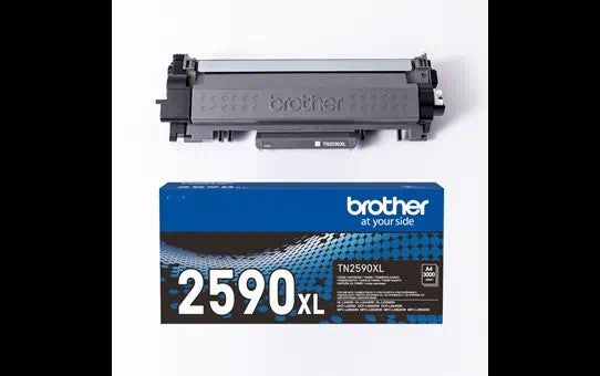 Toner Original Brother Black, TN2590XL, Pentru HL L2402|L2600|L2622|L2802|L2442|L2460|L2640|L2862, CU CHIP, 3K, incl.TV 1.2 RON, "TN2590XL"