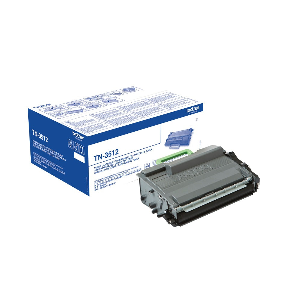 Toner Original Brother Black, TN3512, pentru HL-L6250|L6300|L6400|DCP-L6600|MFC-L6800|L6900, 12K, , "TN3512"