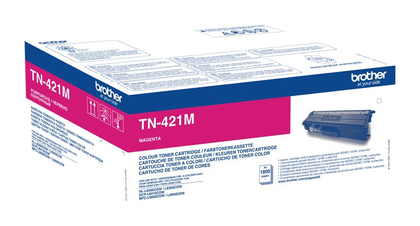 Toner Original Brother Magenta, TN421M, pentru DCP-8410|L8260|L8360|MFC-L8690|L8900, 1.8K, , "TN421M"