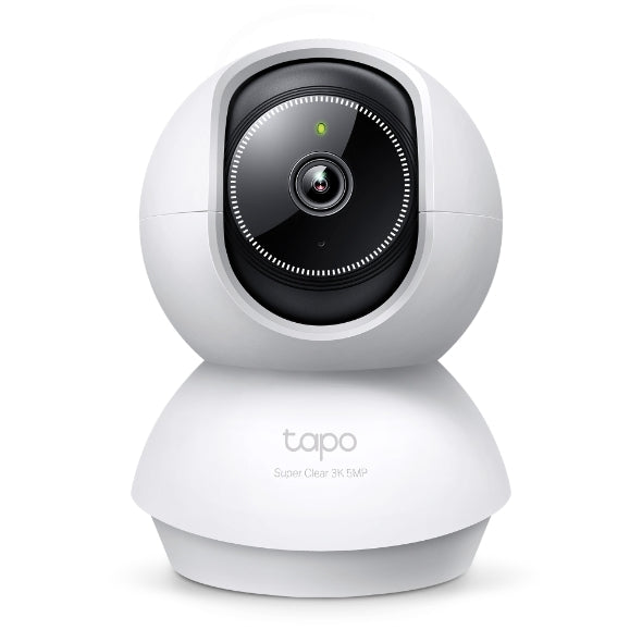 CAMERA IP TP-LINK, cube, pt. interior, dist. IR 12 m, rotatie 360 grade, 5 MP, 3K QHD (2880×1620 px), microfon, carcasa plastic, slot SD card, "Tapo C230"