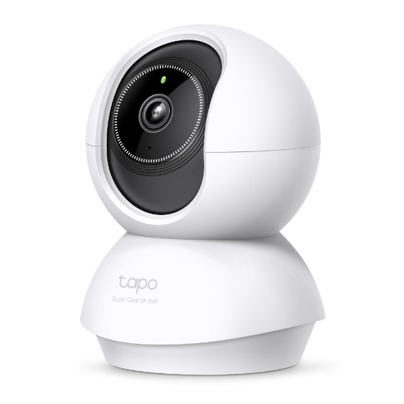 CAMERA IP TP-LINK, cube, pt. interior, dist. IR 12 m, rotatie 360 grade, 5 MP, 3K QHD (2880×1620 px), microfon, carcasa plastic, slot SD card, "Tapo C230"