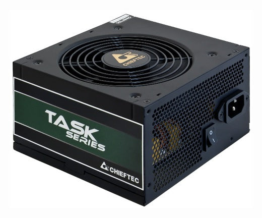 SURSA Chieftec Task 600 W, non-modulara, certificare 80 Plus Bronze, ventilator 120mm, PCI-E 6+2 pin x 2, SATA x 6, "TPS-600S"