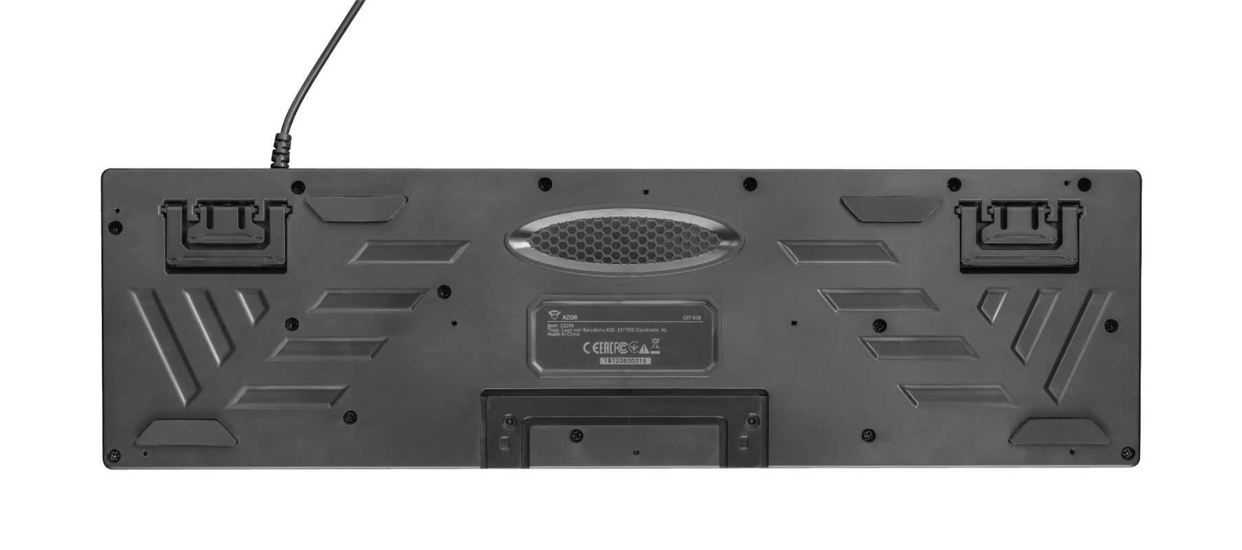 Kit TASTATURA si Mouse TRUST - gaming, "GXT 838 Azor", cu fir, 104 taste, format standard, switch , USB, negru, "TR-23289"