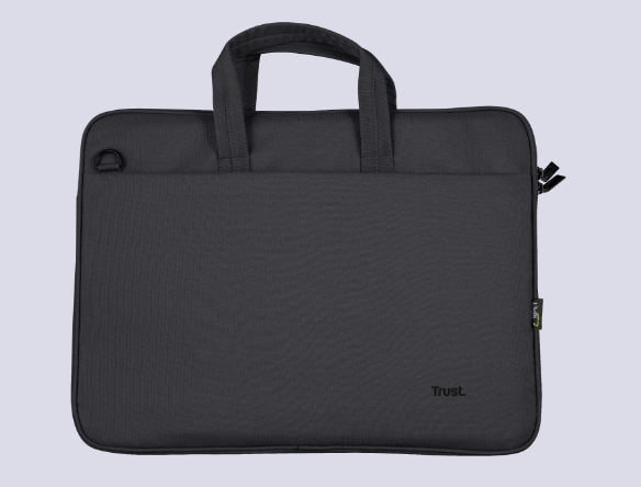 GEANTA TRUST, pt. notebook de max 16 inch, 1 compartiment, buzunar frontal, 410 x 290 x 40 mm, poliester, negru, "TR-24447"