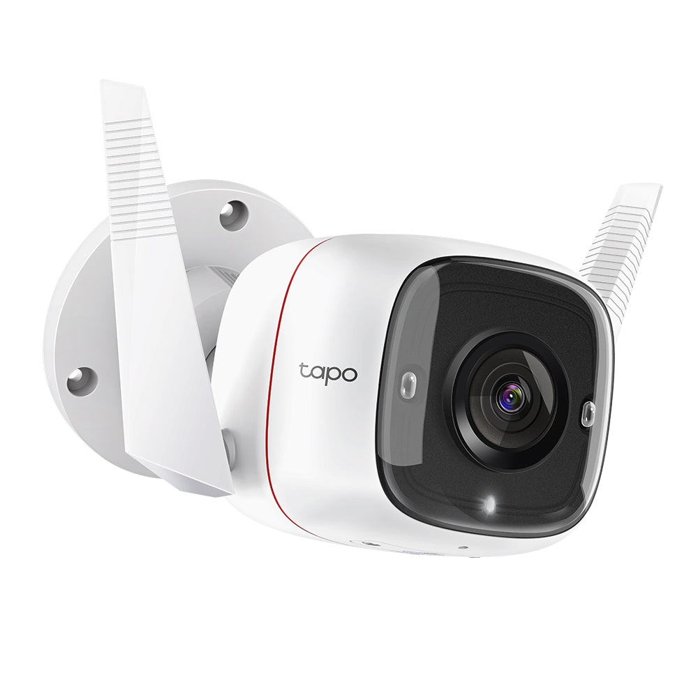 CAMERA IP Exterior TP-LINK , IP66, dist. IR 30 m, tip lentila fixa 4 mm, 3 Mpx, RJ-45 + wireless, microfon, carcasa plastic, slot SD card da, "Tapo C310" (timbru verde 0.8 lei)