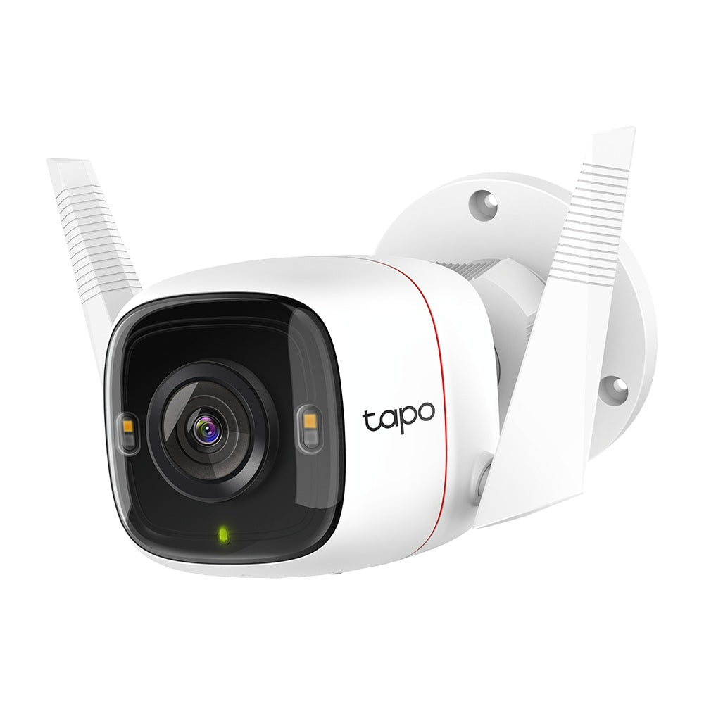 CAMERA IP Exterior TP-LINK , 2K QHD 2560x1440, IP66, dist. IR 30 m, tip lentila fixa 4 mm, 4 Mpx, RJ-45 + wireless, microfon, carcasa plastic, slot SD card da, "Tapo C320WS"