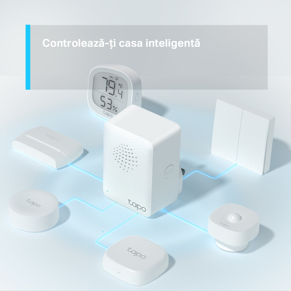 SMART HUB TP-Link, difuzor incorporat, necesar pentru senzorii Tapo, wireless "Tapo H100"