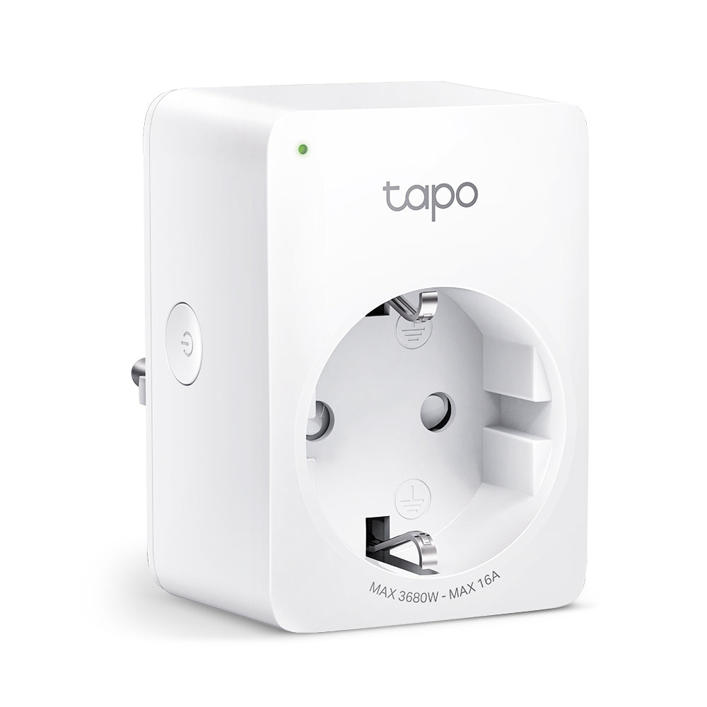 PRIZA inteligenta TP-LINK, Schuko x 1, cu monitorizarea energiei, conectare prin Schuko (T), 16 A, programare prin smartphone, Bluetooth, WiFi, alb "Tapo P110(4-pack)"