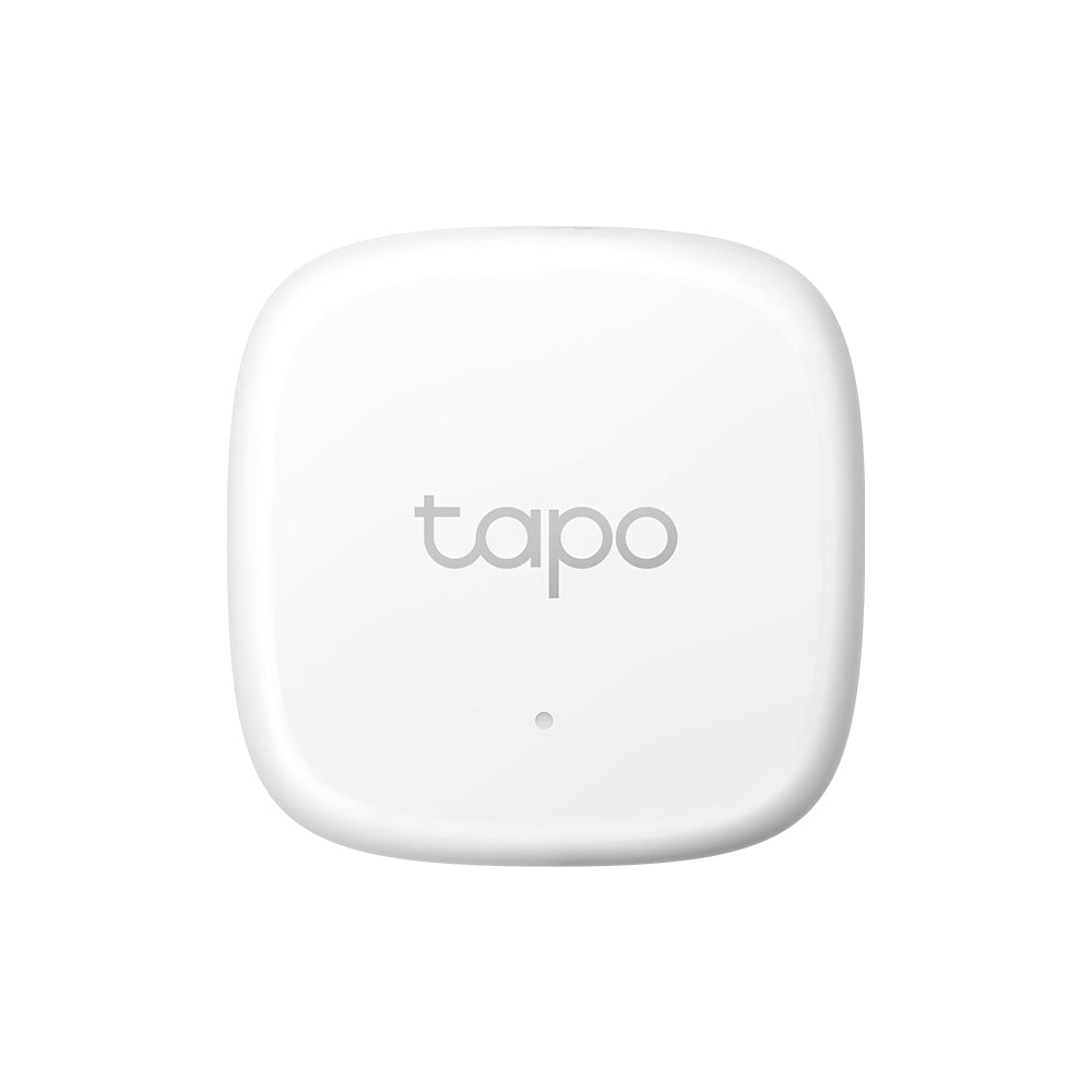 SENZOR SMART de temperatura si umiditate TP-LINK, necesita hub Tapo H100 pentru functionare, programare prin smartphone aplicatia Tapo, 1xbaterii CR2450, WiFi, alb "Tapo T310"