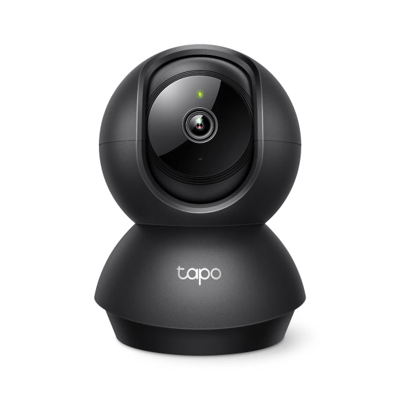 CAMERA IP TP-LINK, wireless, cube, pt. interior, dist. IR 9 m, tip lentila fixa 4 mm, 2 Mpx, microfon, carcasa plastic, slot SD card, negru "Tapo C201"