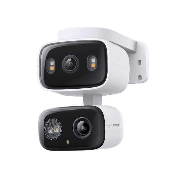 CAMERA IP TP-LINK, wireless, doua lentile, cube, pt. interior/exterior, dist. IR 12 m, tip lentila fixa 6 mm, 2304 × 1296 px, microfon, carcasa plastic, slot SD card, "Tapo C246D"