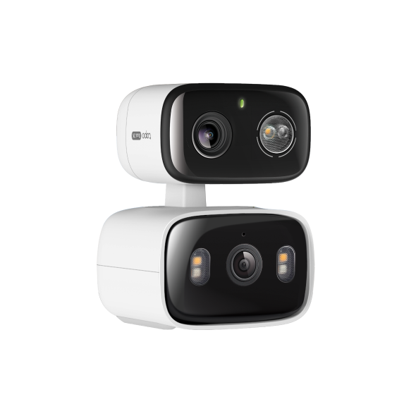CAMERA IP TP-LINK, wireless, doua lentile, cube, pt. interior/exterior, dist. IR 12 m, tip lentila fixa 6 mm, 2304 × 1296 px, microfon, carcasa plastic, slot SD card, "Tapo C246D"