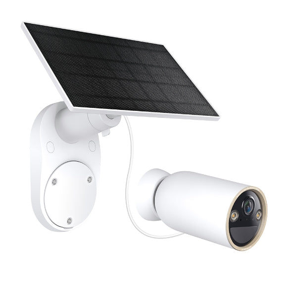 CAMERA IP TP-LINK + PANOU SOLAR, wireless, bullet, pt.exterior, dist. IR 9 m, tip lentila fixa 4 mm, 4K 8MP (3840 × 2160 px), acumulator inclus, microfon, carcasa plastic, slot SD card, "Tapo C460 KIT"