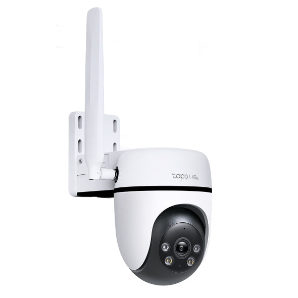 CAMERA IP TP-LINK, 3G/4G LTE + 1 x RJ-45, dome, pt.exterior, dist. IR 9 m, tip lentila fixa 4 mm, 2MP 1920 × 1080 px, microfon, carcasa plastic, slot SD card, "Tapo C501GW"