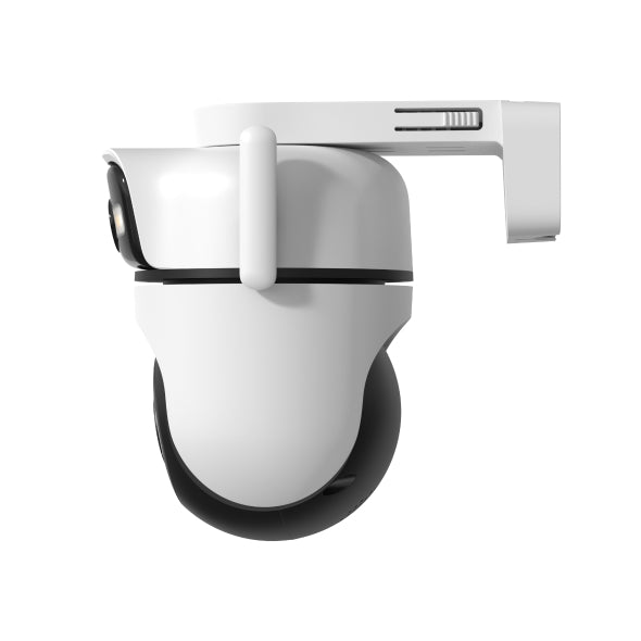 CAMERA IP TP-LINK, wireless, cube, pt. exterior, obiectiv dual si functie pan/tilt, dist. IR 9 m, tip lentila fixa 4 mm, 2 x 2K 3 Mpx, microfon, carcasa metalica, slot SD card, "Tapo C545D"