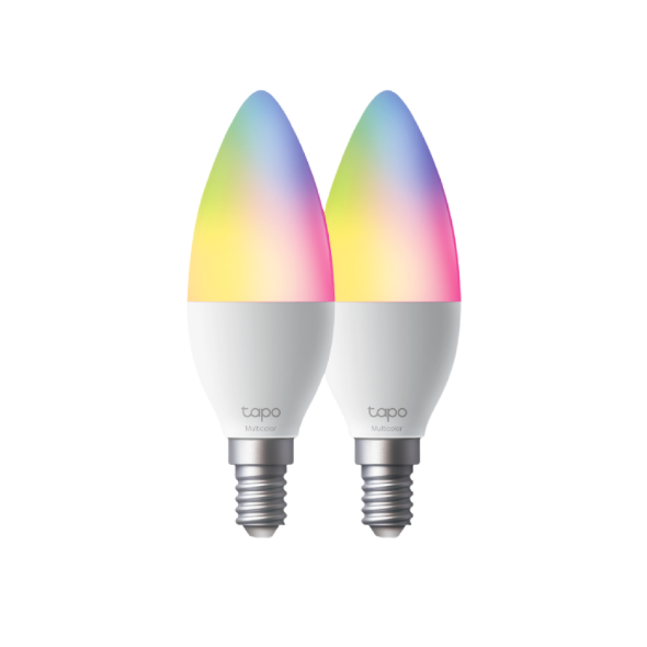 BEC LED wireless TP-LINK, 470lm, 40W, E14, intens reglabila, ctr prin smartph.cu apl.Tapo, ajustare auto a luminii in fct. de mom zilei- diferite culori "Tapo L430C"