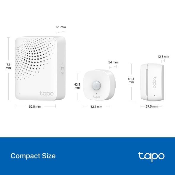 KIT SENZORI TP-Link, include 1 x HUB Tapo H100, 1 x senzor miscare Tapo T100, 2 x senzor de contact Tapo T110, "Tapo T30 KIT"