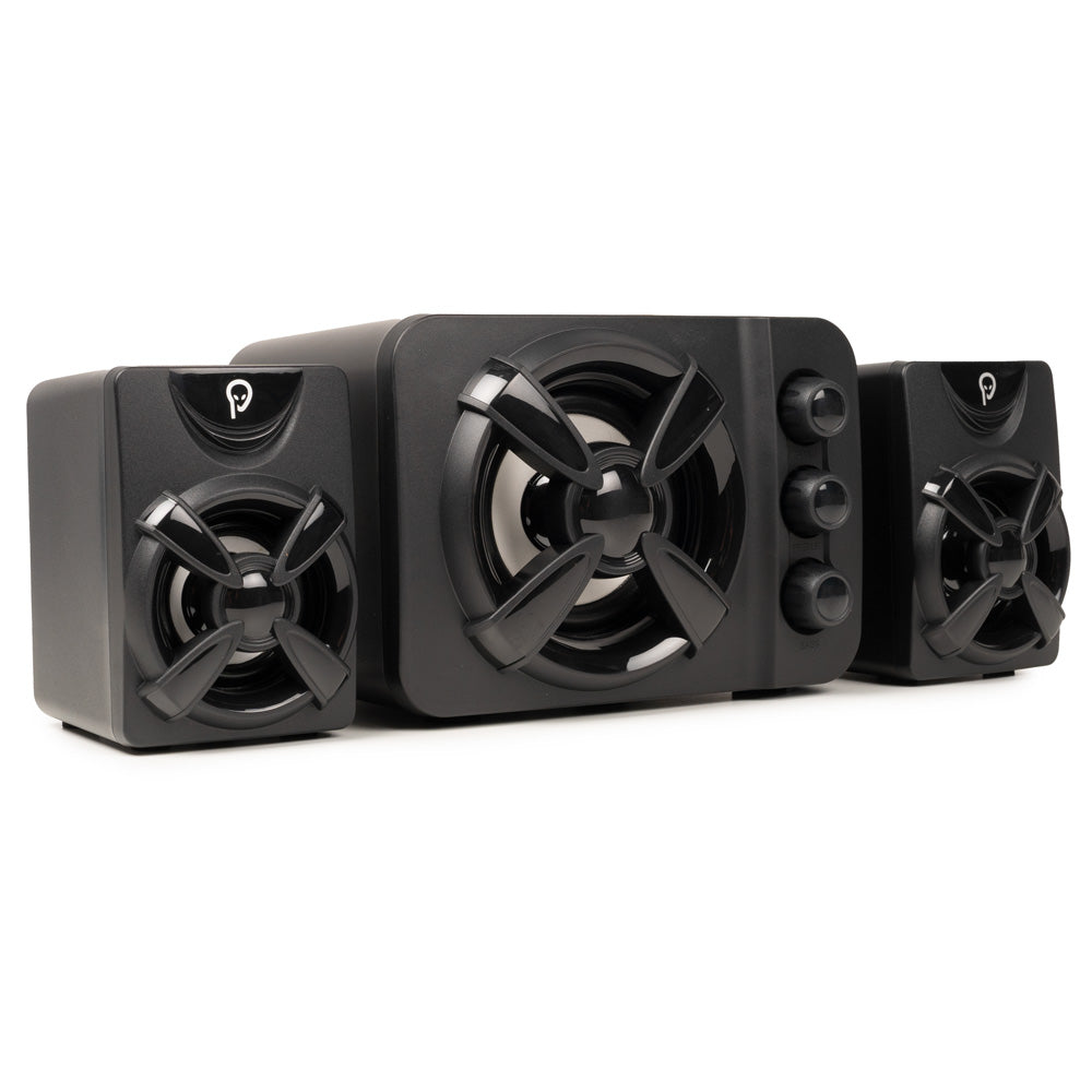 BOXE SPACER Gaming 2.1, RMS: 11W (2 x 3W + 5W), control volum, bass si inalte, subwoofer lemn MDF, 3 x LED, USB power, black, "SPB-THUNDER" 43501938