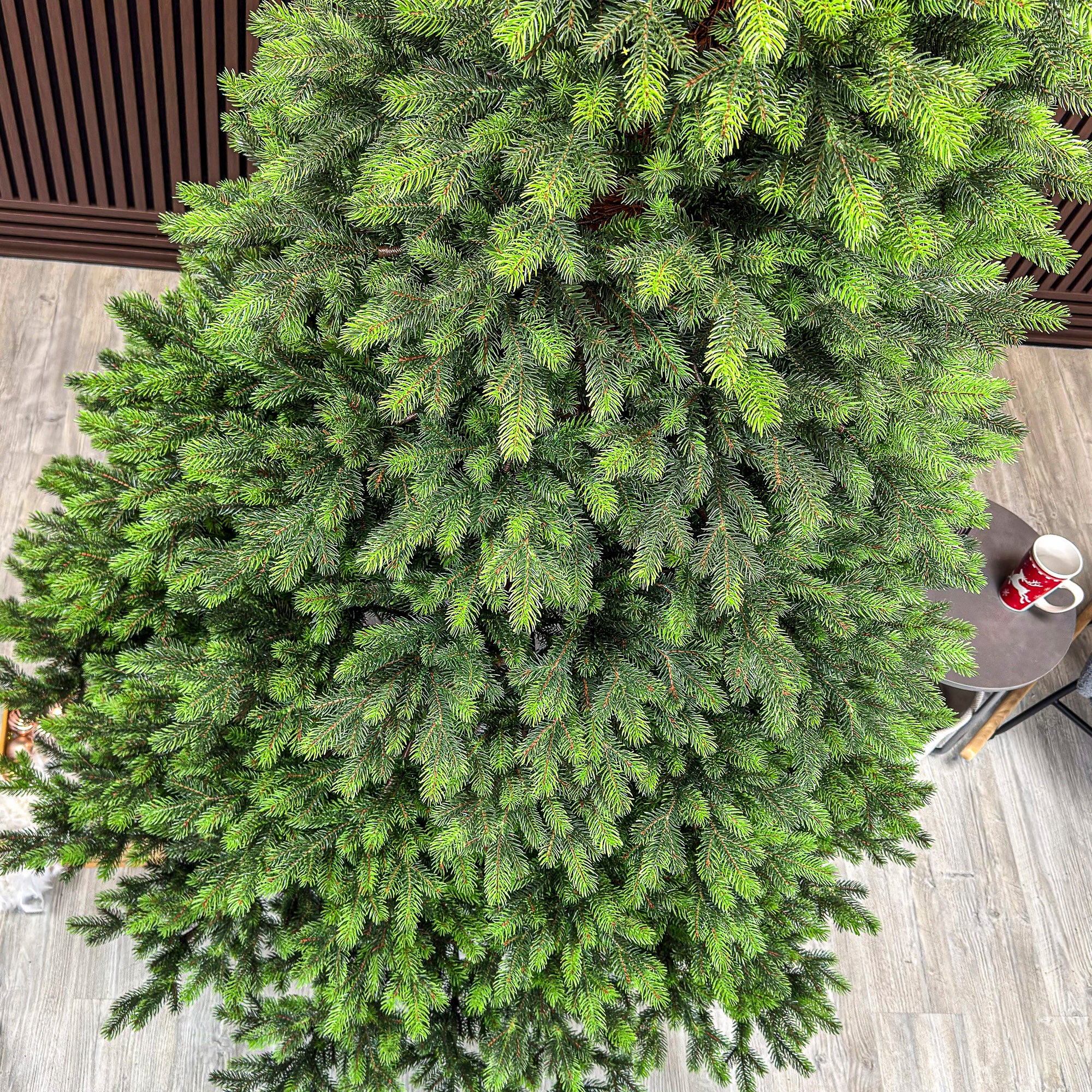 Brad artificial Sersimo, Hollandia, verde cu varfuri verzi, integral 3D, 250 cm
