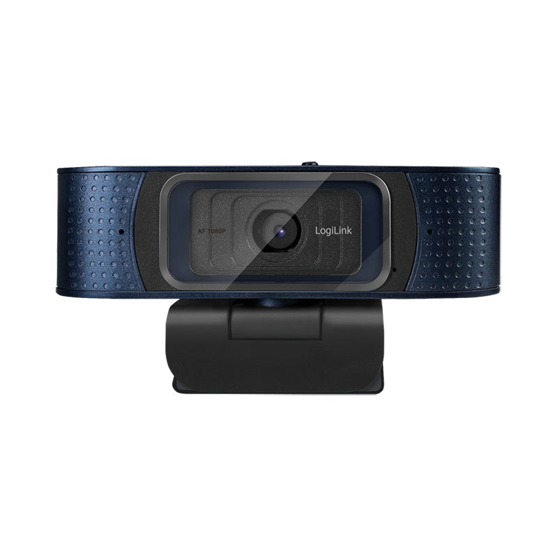 CAMERA WEB LOGILINK senzor.1080p Full-HD cu rezolutie video 1920x1080; unghi vizualizare 80grade, pivotare 90grade, rotatie 180grade,mic dual, autofocus,cablu 1.6m, "UA0379"